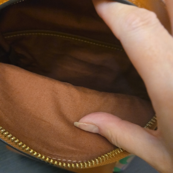 Coach Small Backpack  In Rainbow Signature Canvas - Picture 13 of 15